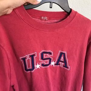 Brandy Melville Tops - John Galt X Brandy Melville USA Crewneck Brandy Melville Tops - John Galt X Brandy Melville USA Crewneck